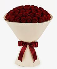 Букет 101 Бордовая роза Блэк Бакарра в Солманово