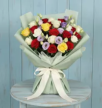 Букет цветов из:  Розы в Солманово