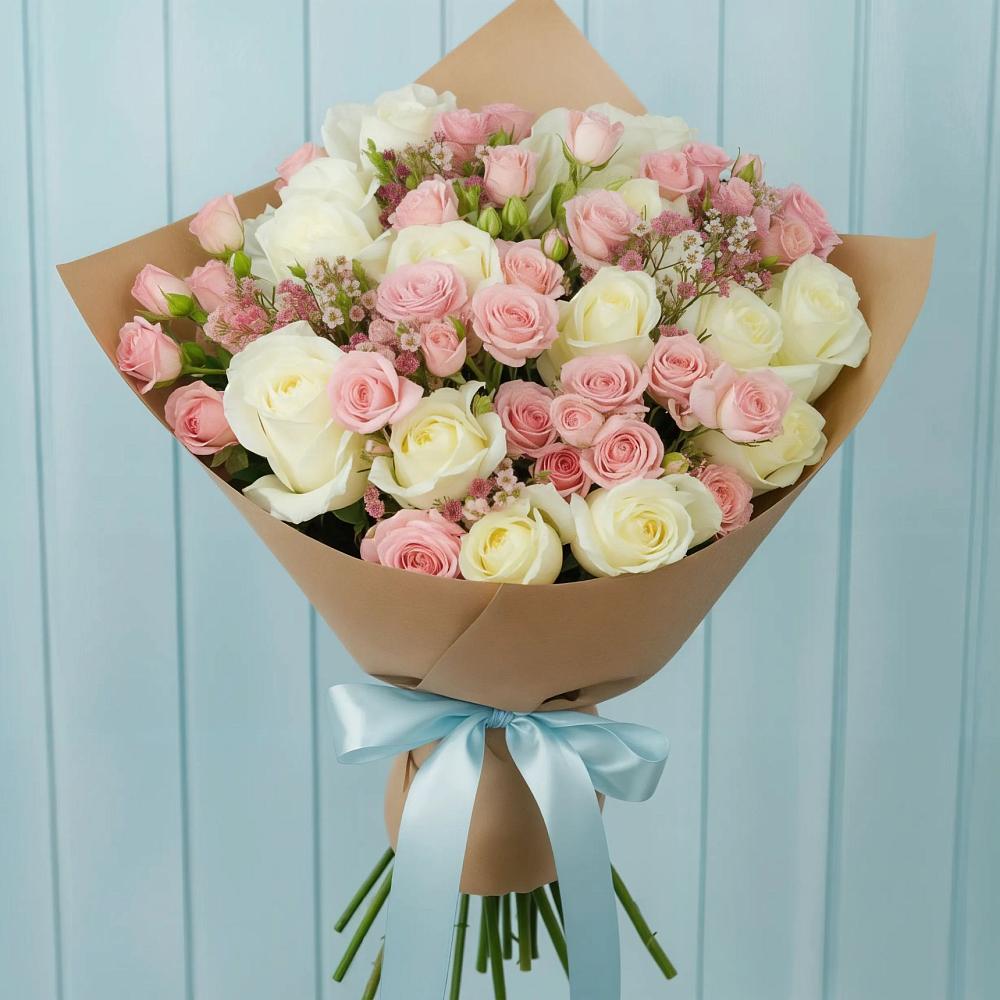 Букет цветов из: Розы в Солманово