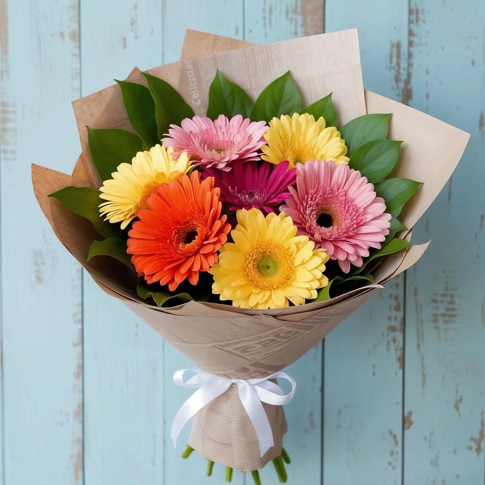 Букет цветов из: Герберы в Солманово