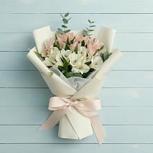 Букет цветов из:  Альстромерии в Солманово