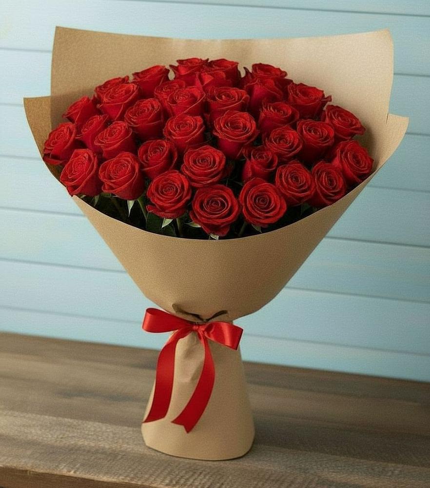 Букет Красные розы Милано в Солманово