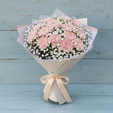 Букет цветов из:  Гвоздики в Солманово