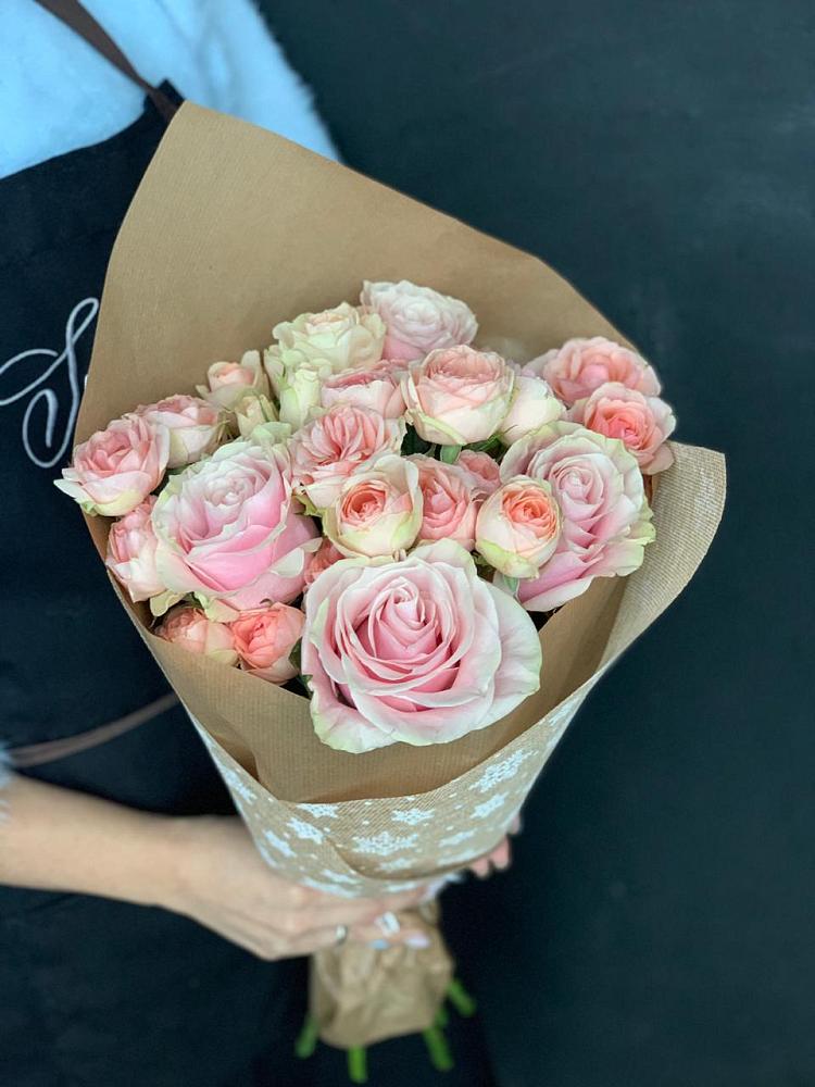 Букет цветов из: Хризантемы и Розы в Солманово