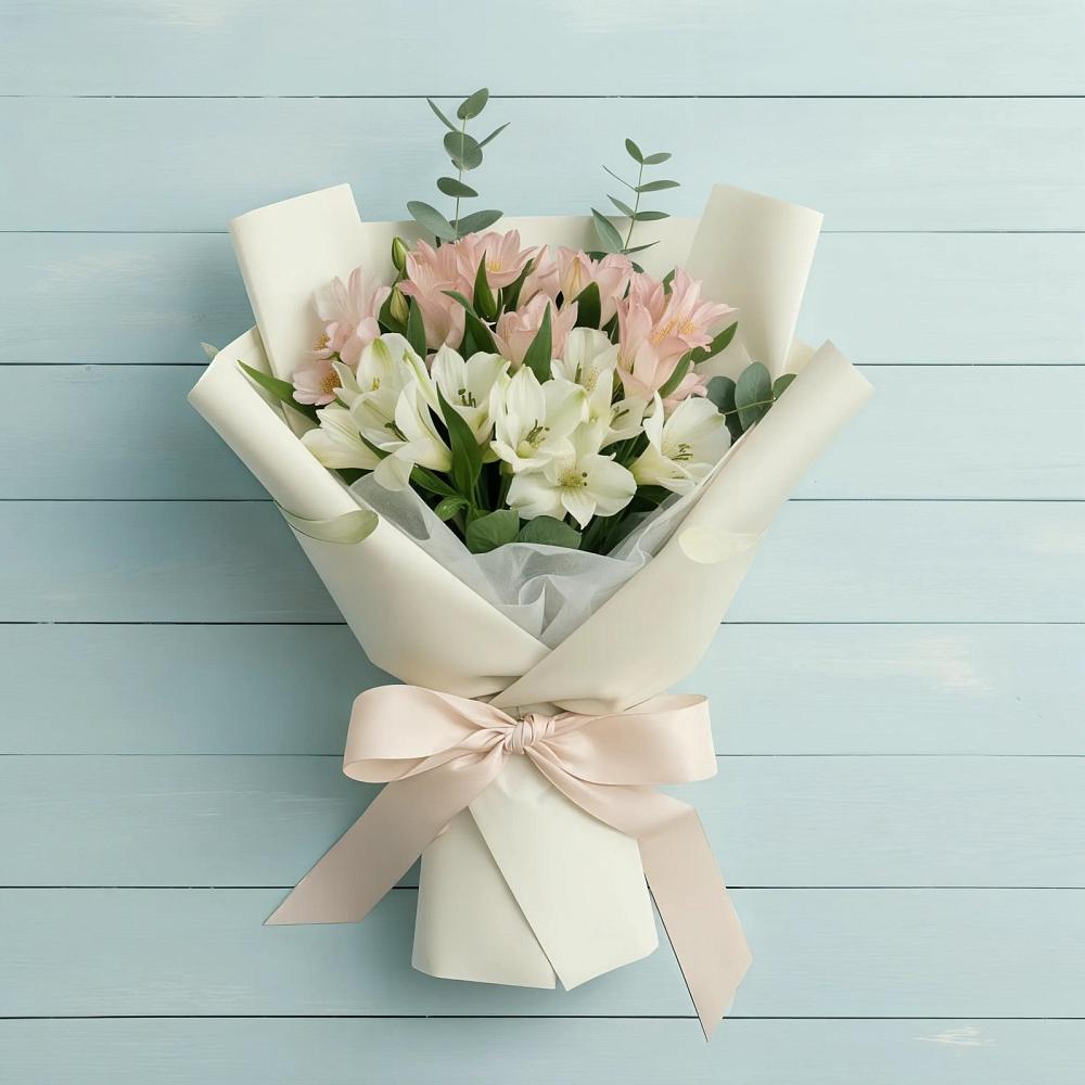 Букет цветов из: Альстромерии в Солманово